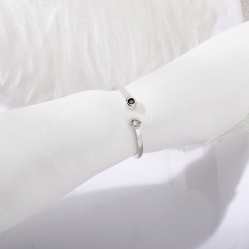 Stylish Opening Ring Alloy Electroplating Adjustable