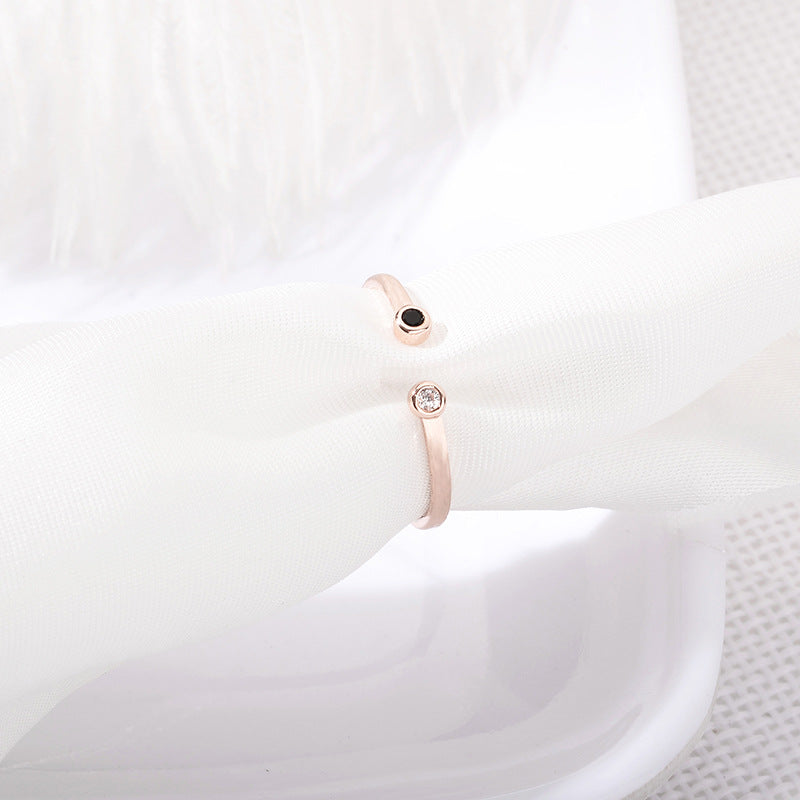 Stylish Opening Ring Alloy Electroplating Adjustable