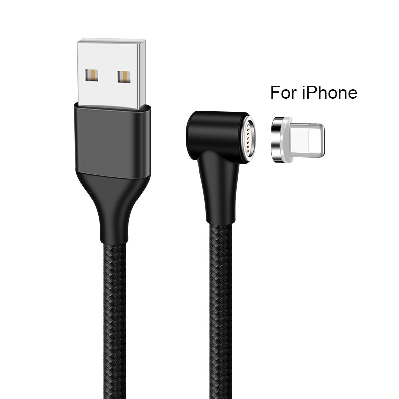 Braided magnetic data cable three-in-one fast charging cable