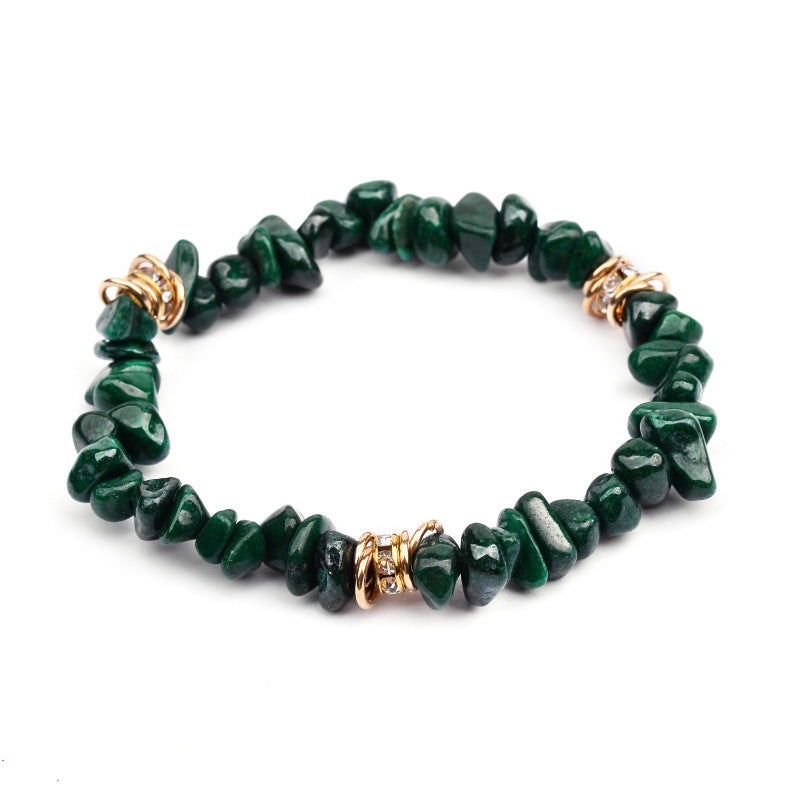European And American Natural Stone Beaded Bracelet For Women