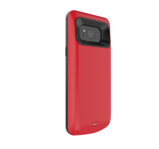 Back clip battery charging treasure s8s9 fast charge wireless large capacity mobile power phone case