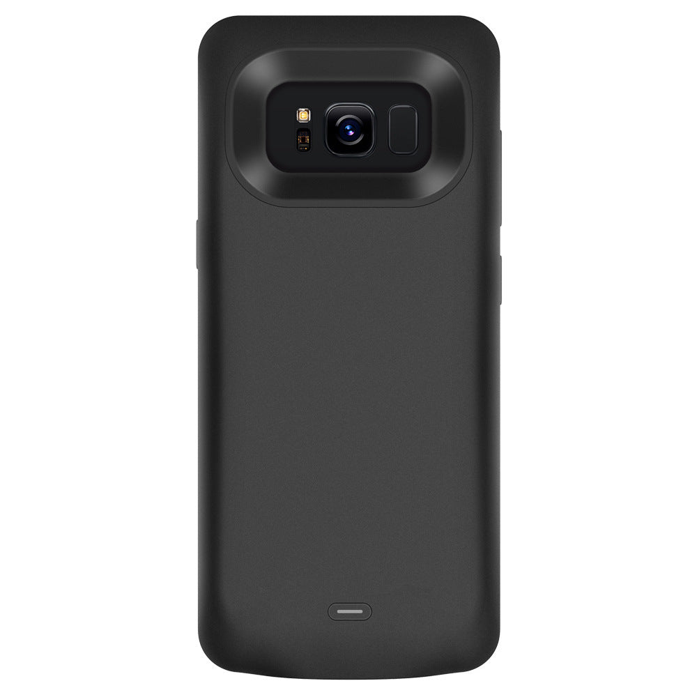 Back clip battery charging treasure s8s9 fast charge wireless large capacity mobile power phone case