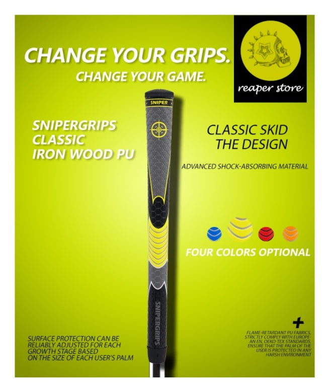 Genuine Grip 35G Super Light Iron Grip Wood Grip Men'S And Women'S Club Rubber Handle Set
