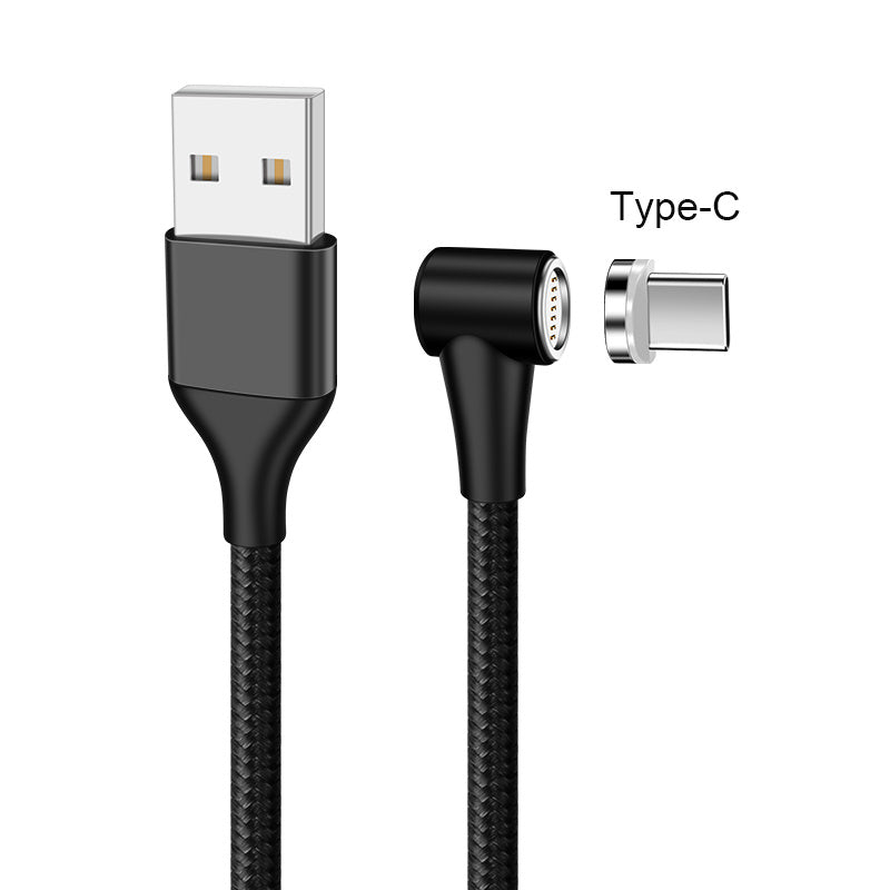 Braided magnetic data cable three-in-one fast charging cable