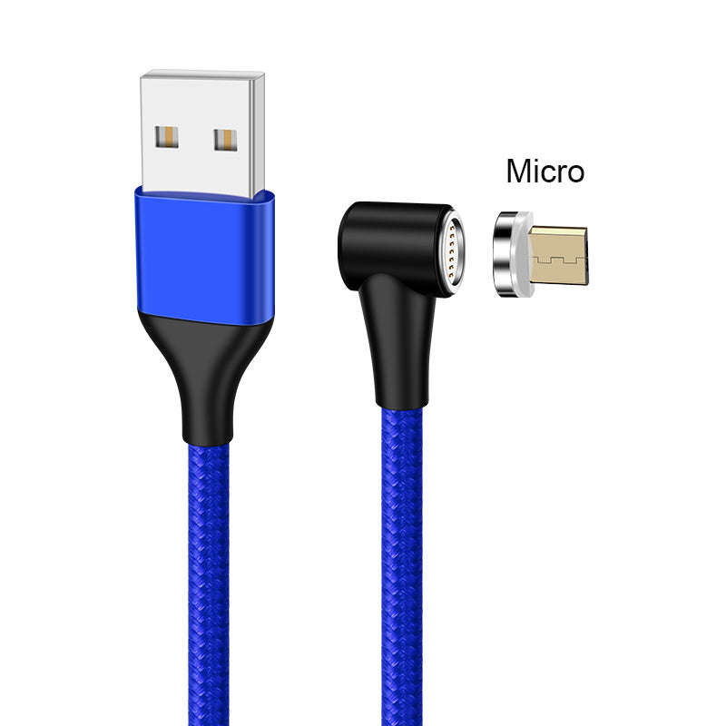 Braided magnetic data cable three-in-one fast charging cable