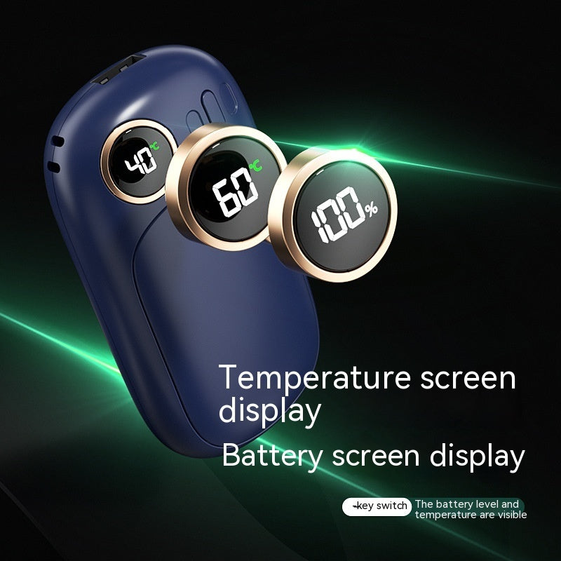Two-in-one Digital USB Charging Hand Warmer Power Bank