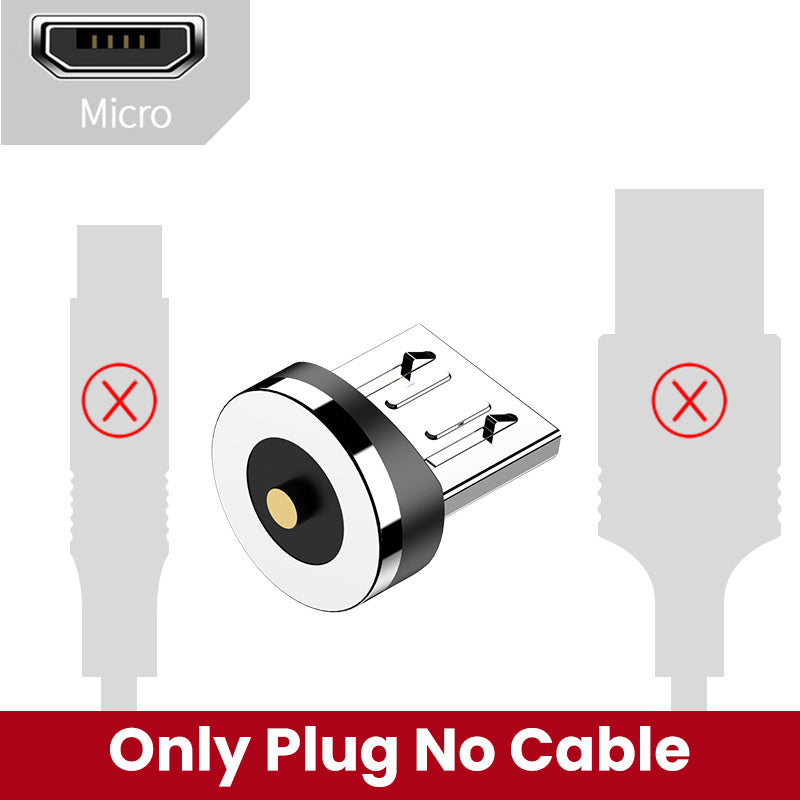 Elough 540 Degree Rotating Seven-pin Small Waist Magnetic Charging Cable 3-in-1