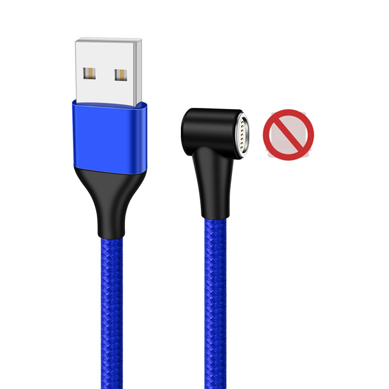 Braided magnetic data cable three-in-one fast charging cable