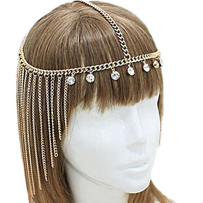 Hair Accessories Female Hair With Long Tassel Head Chain