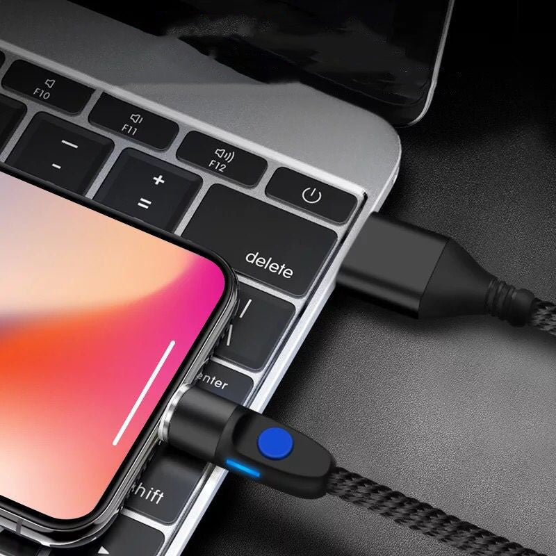 Fast charging magnetic data cable