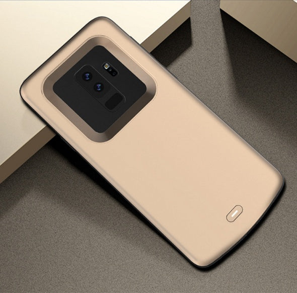 Back clip battery charging treasure s8s9 fast charge wireless large capacity mobile power phone case