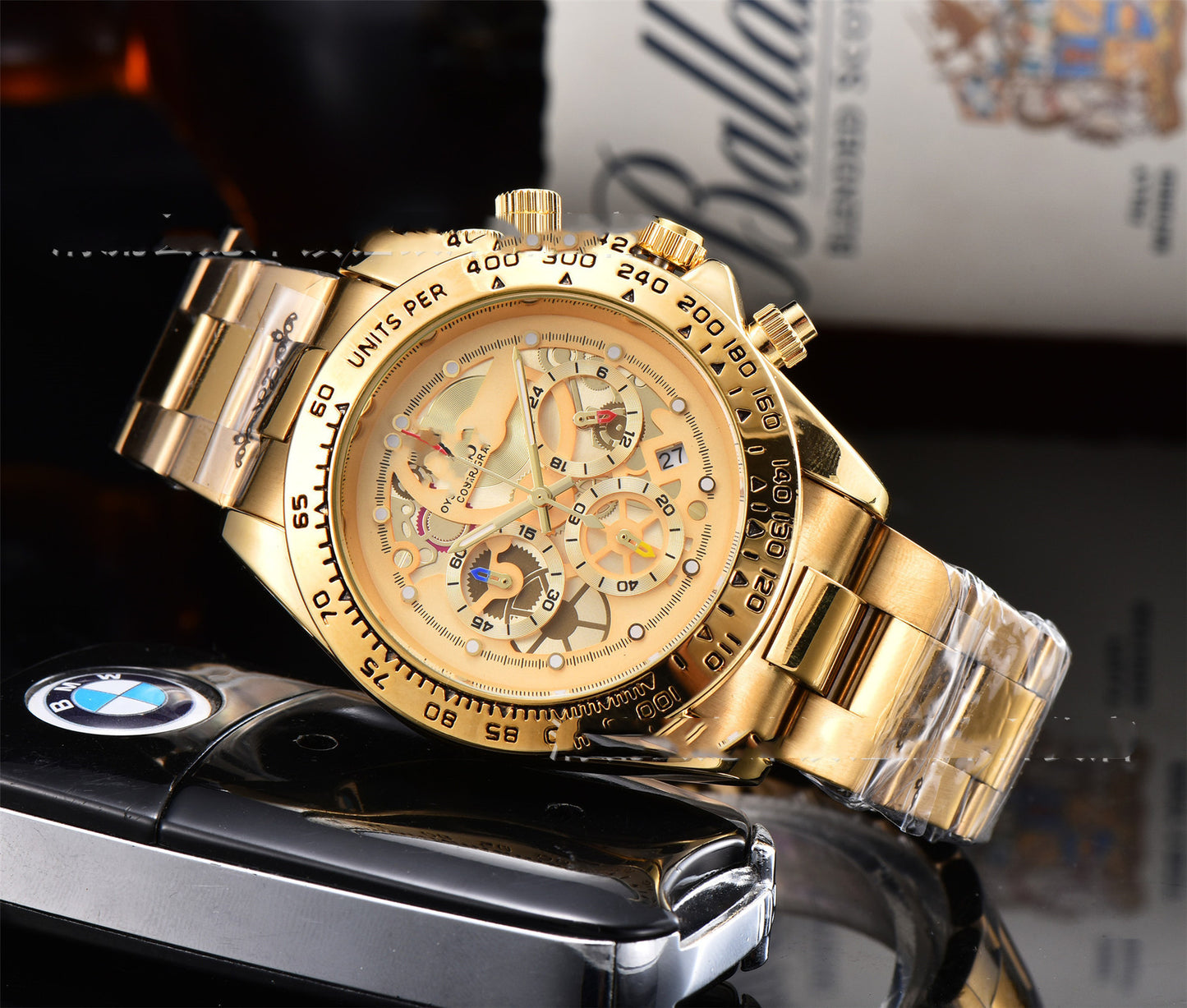 Imitation mechanical quartz watch