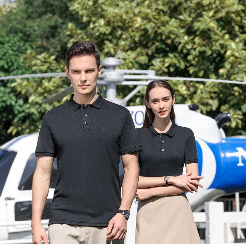Summer Ice Silk Quick-drying Short-sleeved Polo Shirt