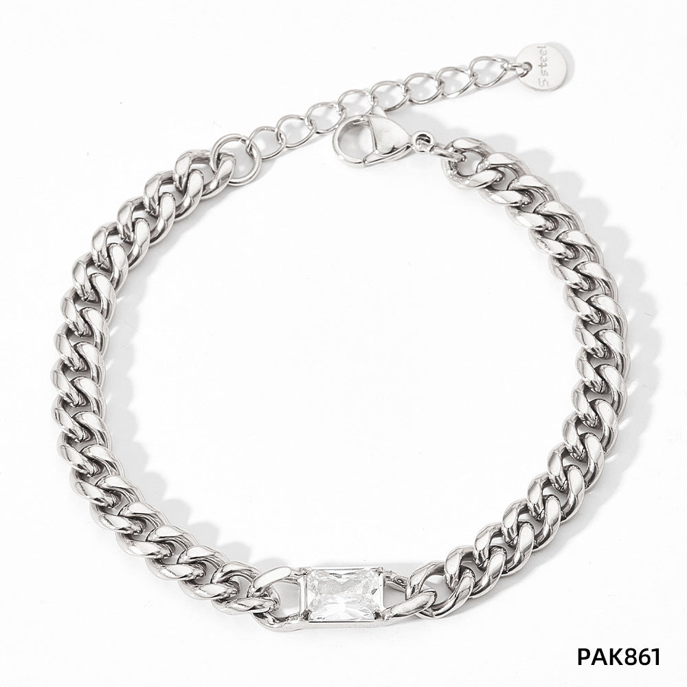 Stainless Steel Fashionable European And American Bracelet For Women