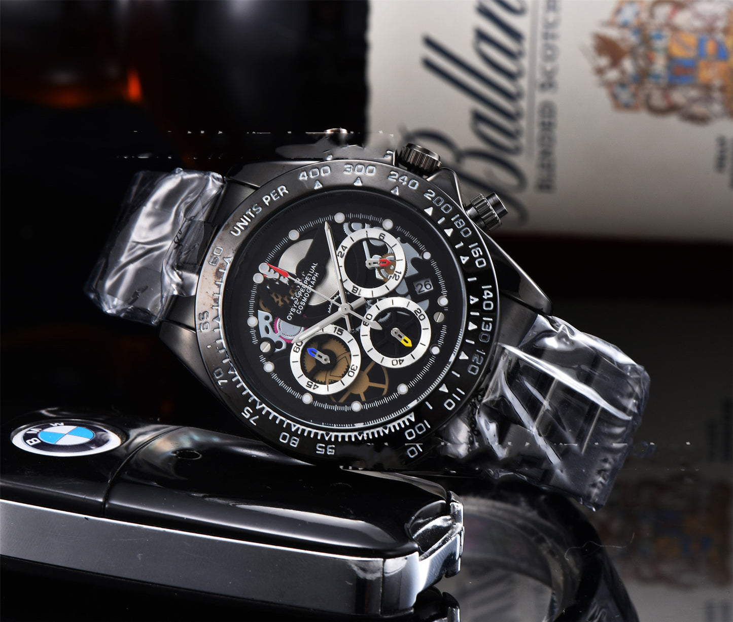 Imitation mechanical quartz watch