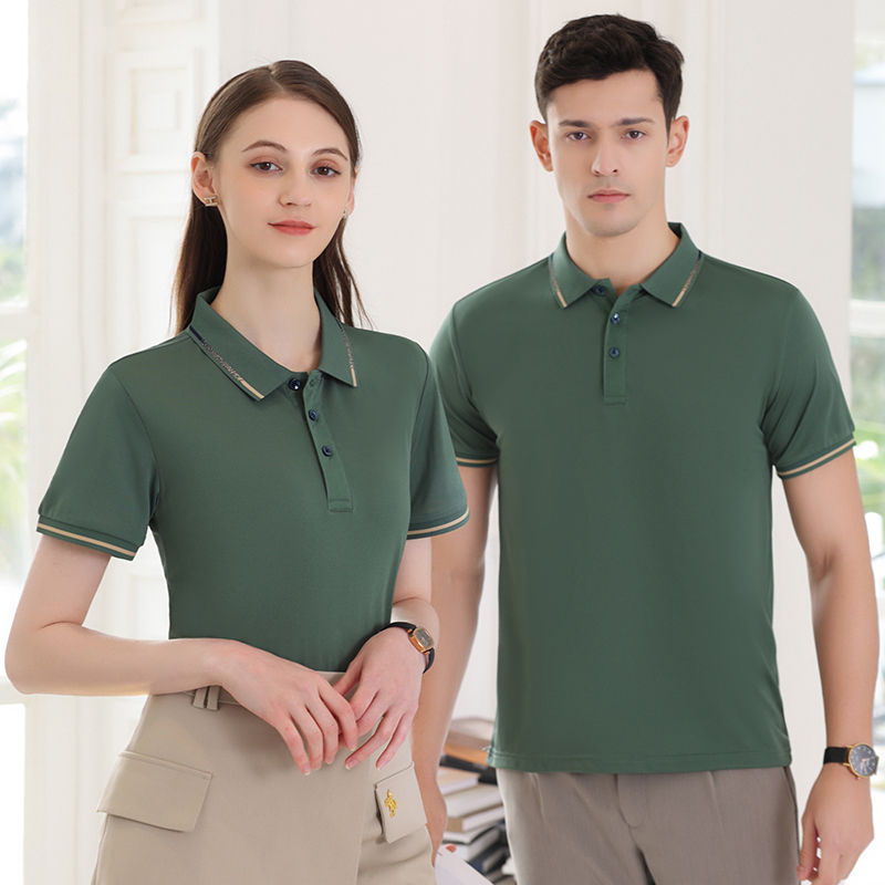 Cotton Short-sleeved T-shirt Lapel Overalls