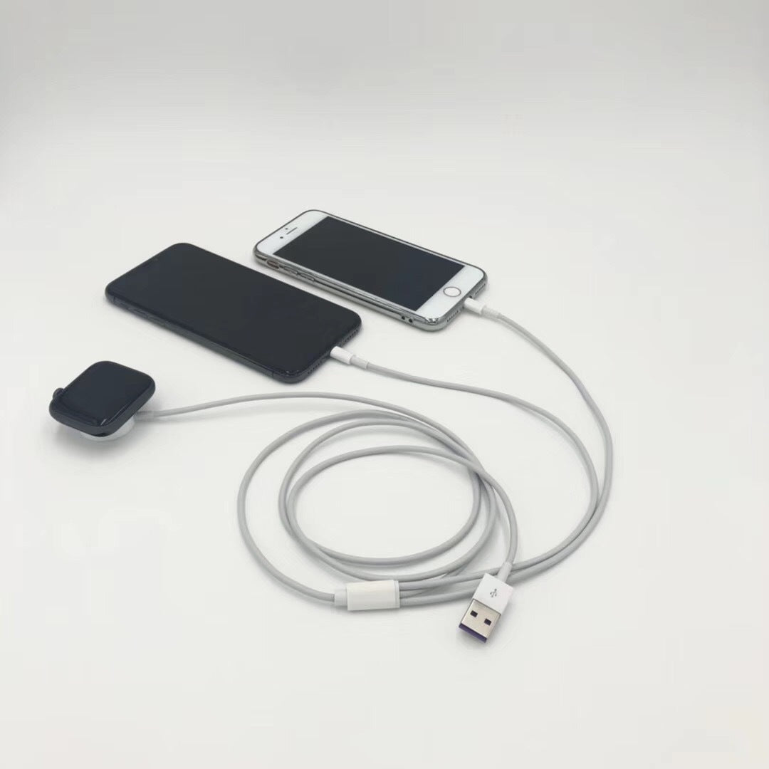 Watch Magnetic Wireless Charging Line Charger 2-in-1 Fast Charging