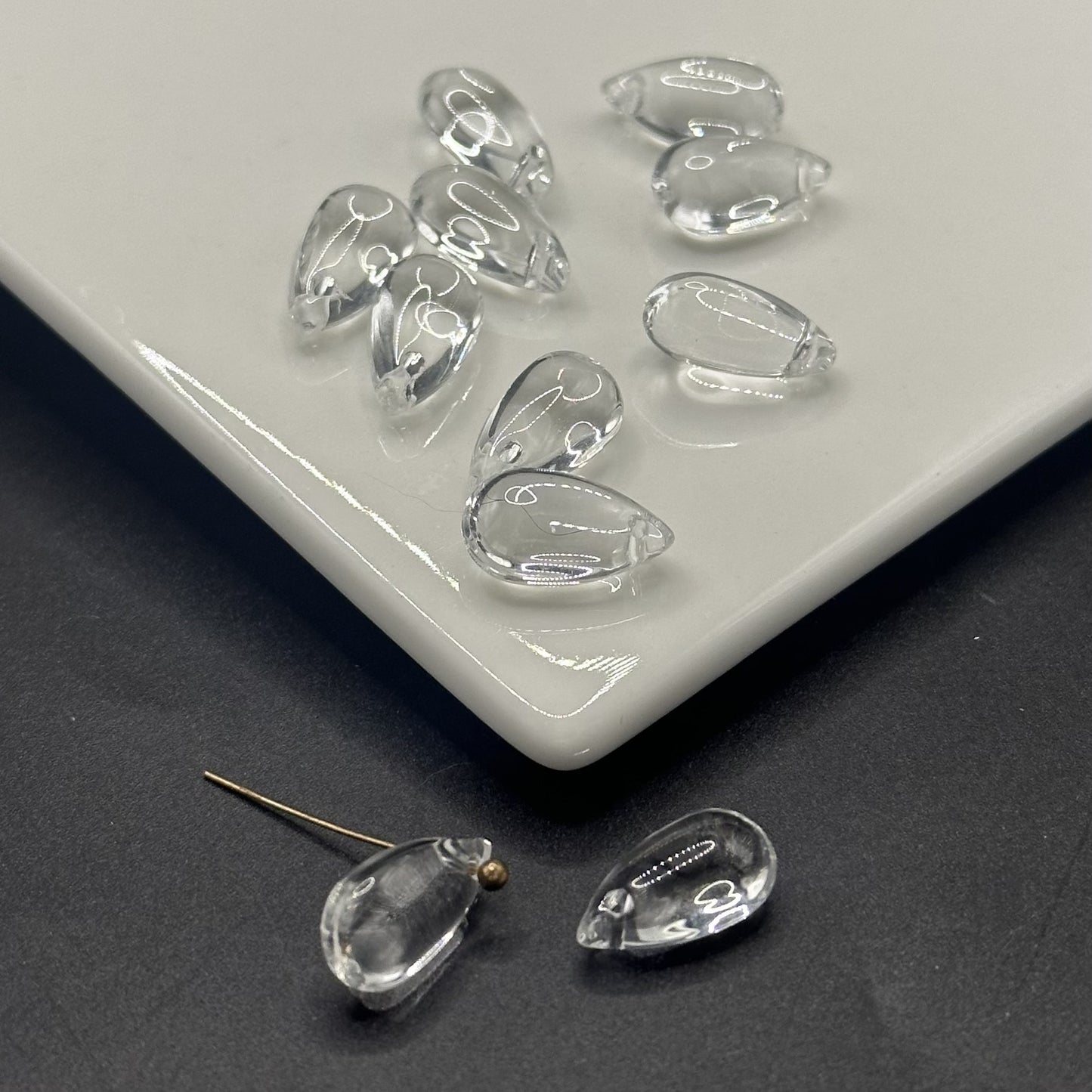 Fashion Personality Diy Ornament Accessories Water Drop Beads