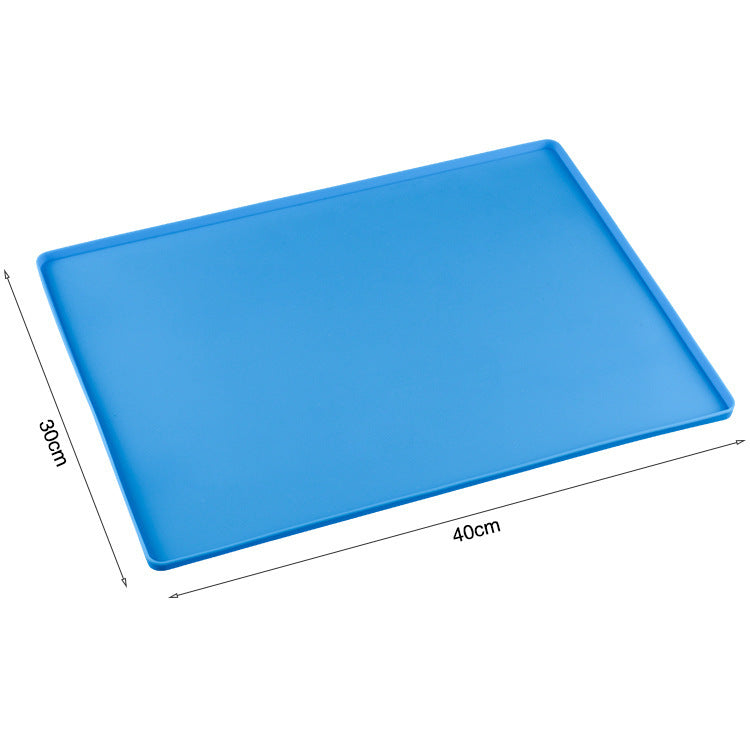 Portable foldable car pet silicone pad