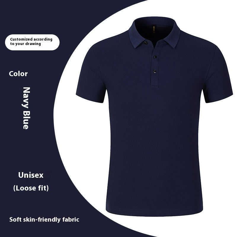 Cotton Short-sleeved Cultural Business Polo Shirt