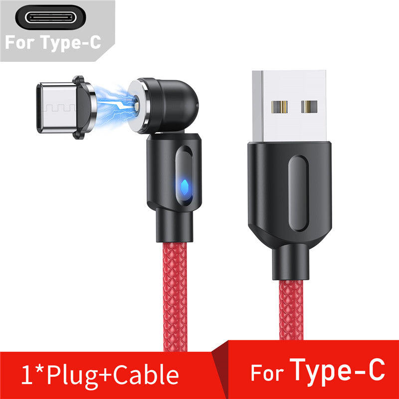 540 Degree Rotating Magnetic Charging Cable