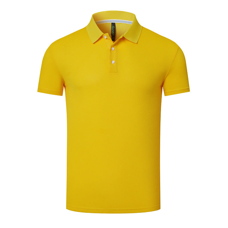Summer Breathable Anti-wrinkle Solid Color Polo Shirt
