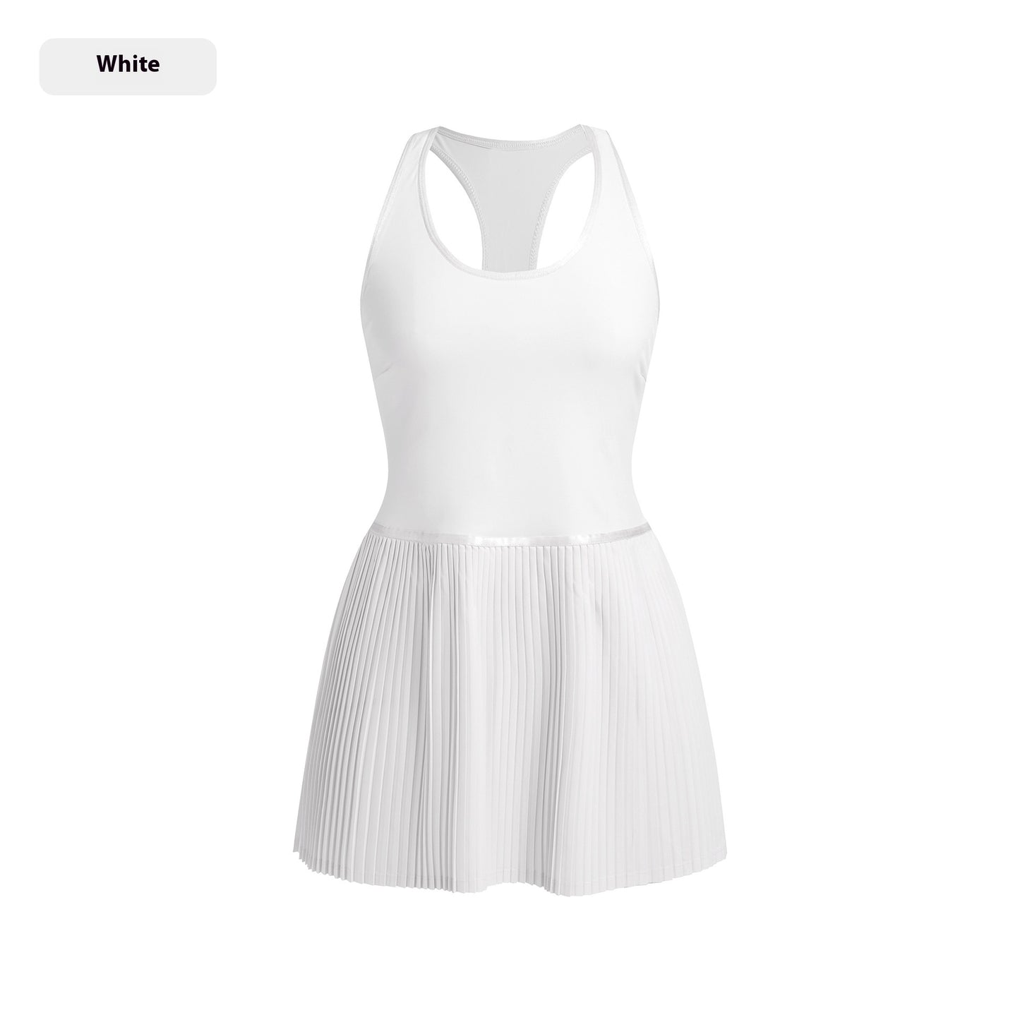 Anti-exposure Tennis Skirt Chest Pad Vest Dress
