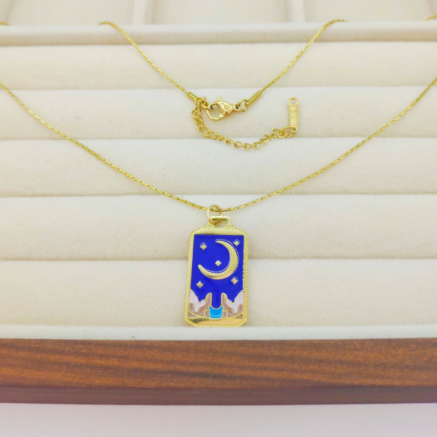 Ornament Accessories Plated 18K Gold Necklace
