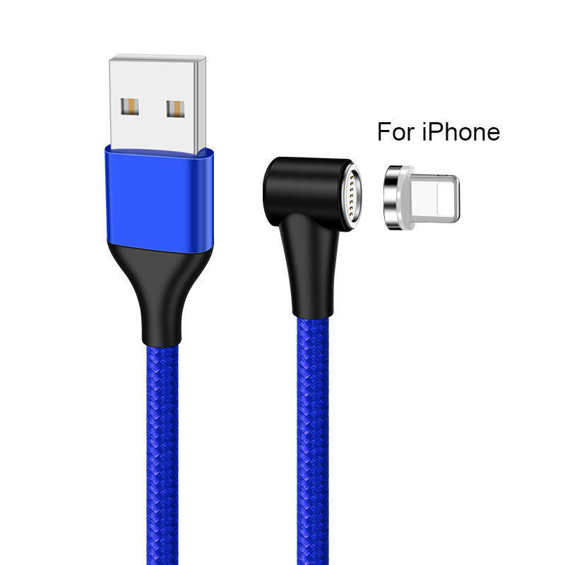Braided magnetic data cable three-in-one fast charging cable