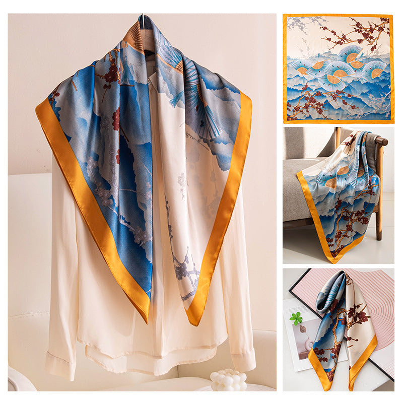 Women's Polyester Scarf Fashionable Printed Shawl