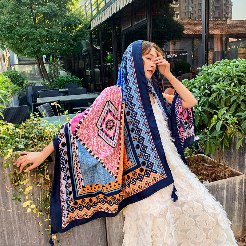 Ethnic Style Scarf Summer And Autumn Long Korean Style Scarf