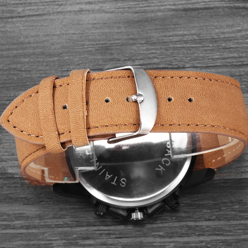Imitation three-eye quartz watch