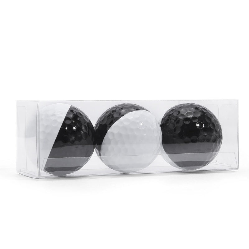 Golf Two-tone Two-layer Ball Putter Practicing Ball