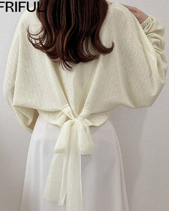 Fashionable And Versatile Polyester Fiber Women's Top