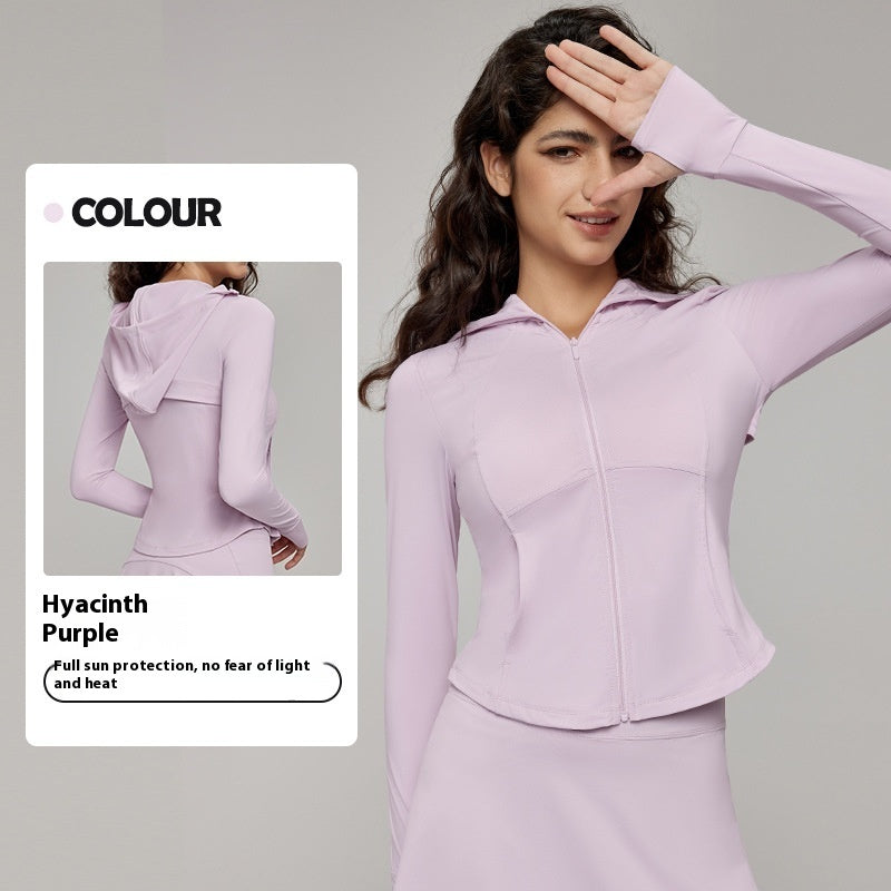 Ice Slim-fit Hood Sun Protection Clothing For Women