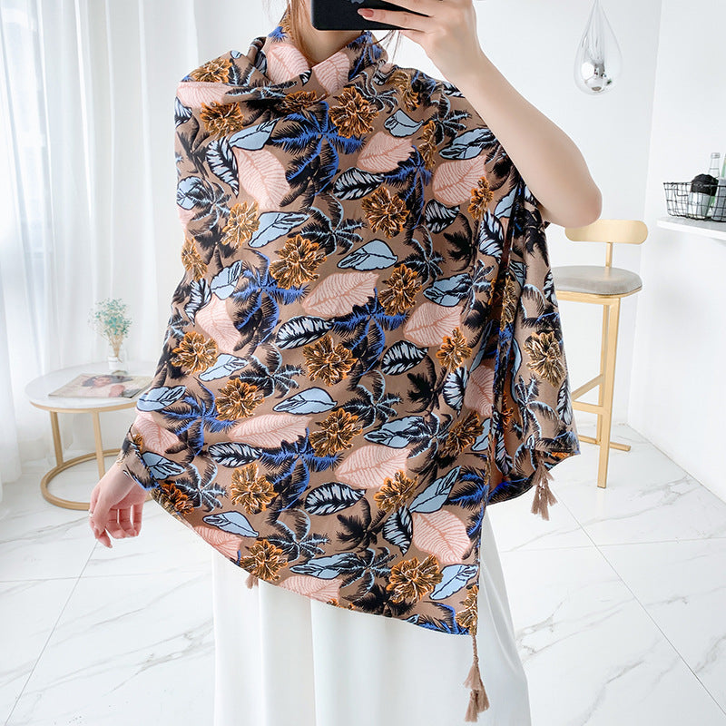 Ethnic Style Scarf Summer And Autumn Long Korean Style Scarf