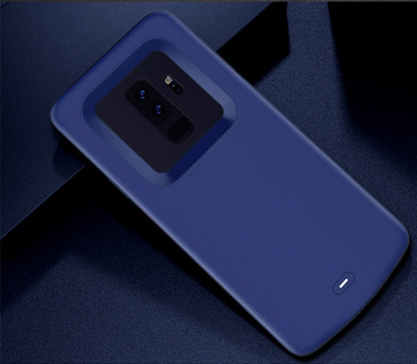 Back clip battery charging treasure s8s9 fast charge wireless large capacity mobile power phone case
