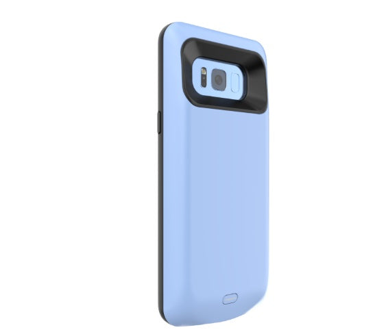 Back clip battery charging treasure s8s9 fast charge wireless large capacity mobile power phone case