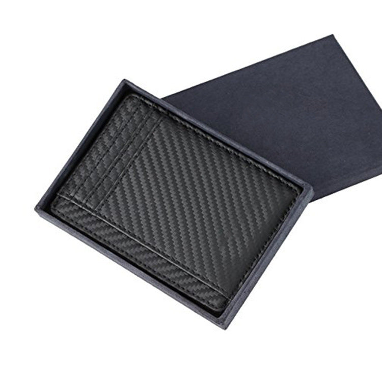 EXINOZ Leather Minimalist Wallet RFID Blocking