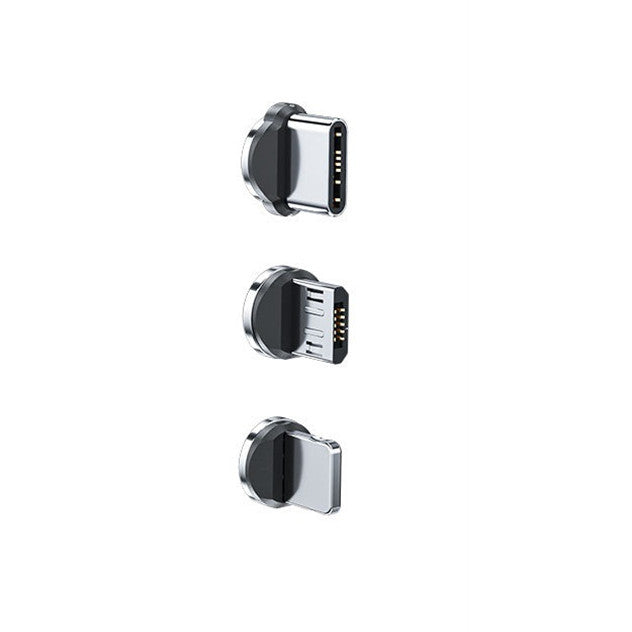 3A Fast Charging Mobile Phone Black Technology Magnetic Data Cable Three-in-one