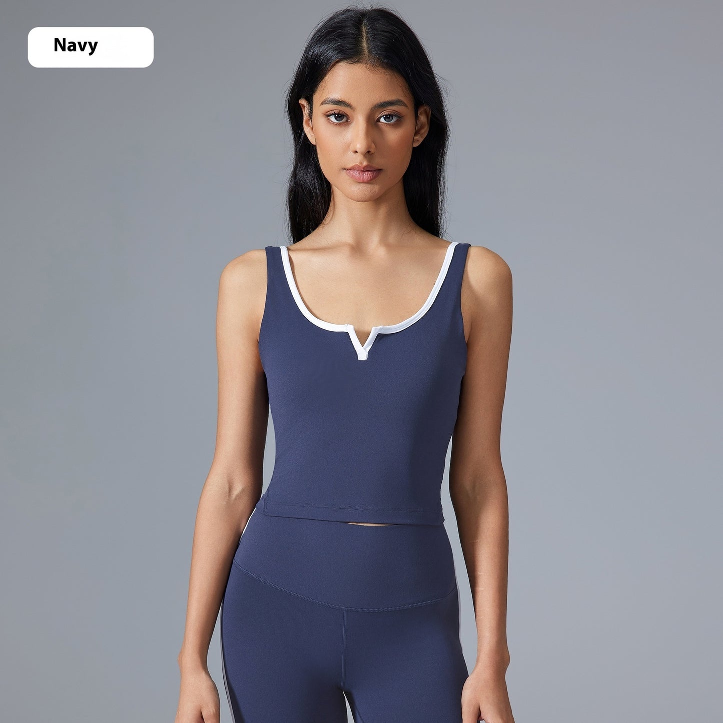 Deep U Back Shaping Padded Sports Vest
