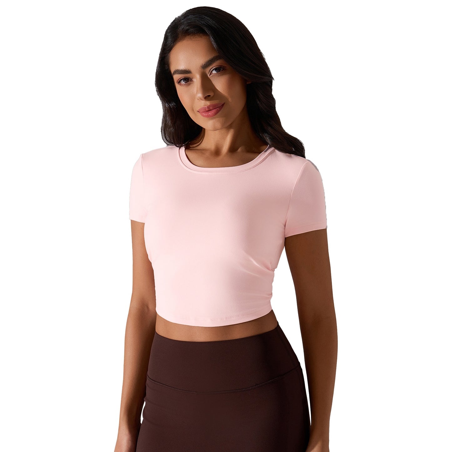 Skin-friendly Fitness T-shirt Women's Short Yoga Short Sleeve