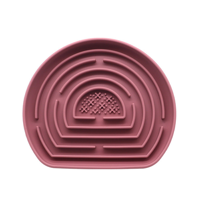 Slow Food Anti-choke Silicone With Suction Cup Pet Food Basin