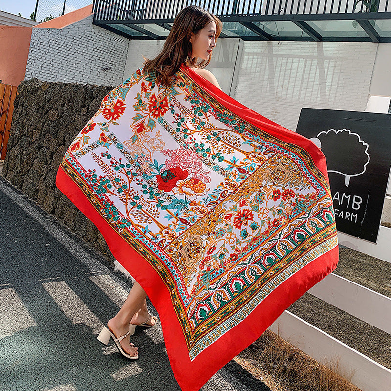 Ethnic Style Scarf Summer And Autumn Long Korean Style Scarf