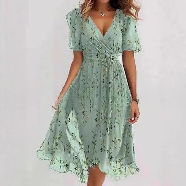 Loose Casual Women's Printed Dress