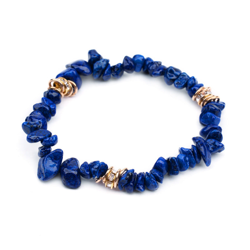 European And American Natural Stone Beaded Bracelet For Women