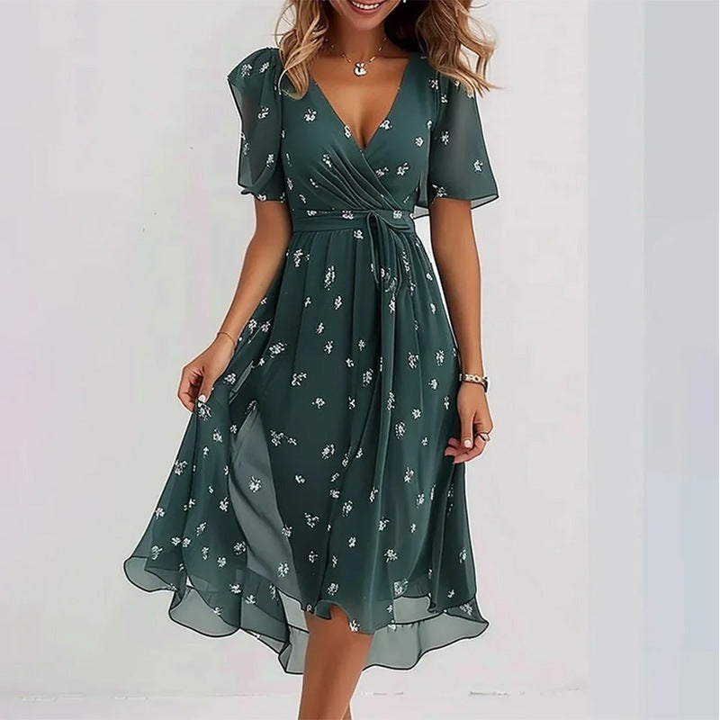 Loose Casual Women's Printed Dress