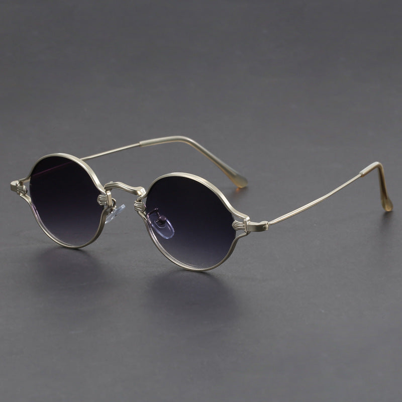 Retro Sunglasses For Round Face American Style