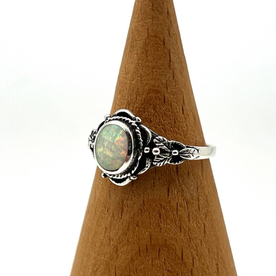 Moonstone Resin Ring Psychedelic Fashion Party