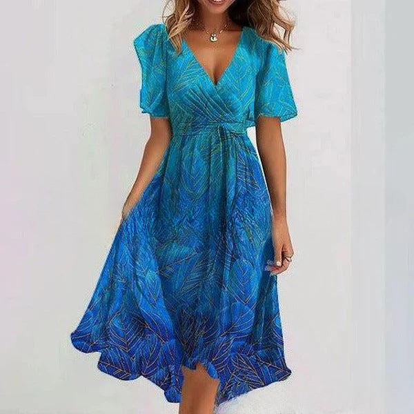 Loose Casual Women's Printed Dress